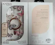 Karma by Body Glove Pink Butterflies with MagSafe Case - iPhone 16 Plus
