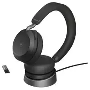 Jabra Evolve2 75 MS ANC Stereo Bluetooth Headset (USB Dongle + Charging Stand)