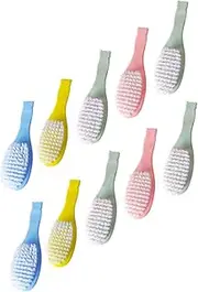 Generic 10pcs Small Hair Brush Bulk Bristle Body Rocker Ties Newborn Hand Products Lounger Dry Bath Seat Wrap Scissors Manicure Hairbrush Babies Birthing Infants Items Pp