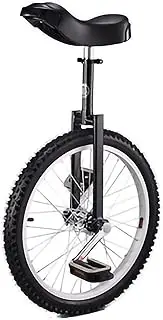 Unicycle for Beginners 20 Inch Wheel Unicycle Exercise Bike for Height 160Cm-175Cm, Black, Blue, Red, White (Color : Red, Size : 20Inch) Durable TDF