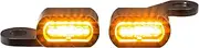 Eagle Lights SLIMLINE LED Turn Signals for Harley Davidson Motorcycles - Black