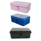 Iron Storage Box Blank Tool Box for Crafts Storage Handbook Mechanics Tools