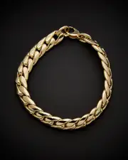 14K Italian Gold Miami Cuban Curb Bracelet