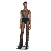 [ANN DEMEULEMEESTER] Abito in tulle senza maniche ''Till The End'' di Seda Black