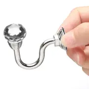 2x Crystal Curtain Holdback Hanger Wall Tie Backs Hooks Holder Curtain Tie B_ CR