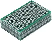10 Piece 4x6cm Universal Circuit Board,Double Sides PCB Board Prototype PCB Circuit Board Holder Prototype Universal Board for Point to Point DIY Soldering of an Electronic Circuit