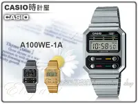 在飛比找Yahoo!奇摩拍賣優惠-CASIO 時計屋 卡西歐 手錶 A100WE-1A 電子錶