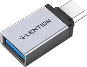 LENTION USB C to USB 3.0 Adapter, Type C Male to Type A Female Converter Compatible 2024-2016 MacBook Pro, New iPad Pro/Mac Air/Surface, Phone/Tablet, iPhone 16 iPhone 15 Stable Driver Certified (C3)