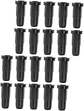 GANAZONO 20Pcs Chair Glide Protective Cover Socket Sleeve for Swivel Furniture Casters Compatible with Stem Easy Installation Smooth Movement Versatile Office Chair Accessory