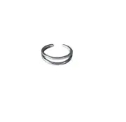 .925 Sterling Silver Toe Ring Dainty Design Adjustable One Size Fits All
