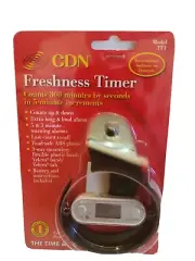 CDN Digital 30 Minute Kitchen Cooking Freshness Timer TF30 Food Safe Loud Alarm
