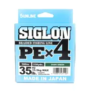 Sunline P.E Line X4 Siglon 300M P.E 2 35LB Dark Green (1106)
