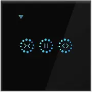Mellisso App Wifi Switch Roller Shutter Switch Blinds Curtain Switch -Black