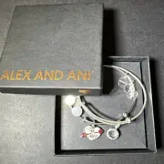 Alex And Ani Be Mine Bangle Bracelets Set of 2