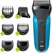 Braun Series 3 310BT Men's Electric Shaver & Beard Trimmer Black/Blue