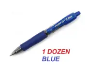 Pilot G2 MINI Retractable Gel Ink Pens 0.7mm Fine Tip - 1 DOZEN BLUE