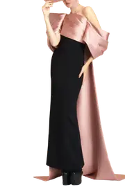 [SOLACE LONDON] THE RAYE MAXI DRESS UK 8 BLACK