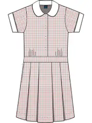 Red/Black/White Check Summer Dress