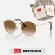 【RayBan 雷朋】經典圓形太陽眼鏡(RB3447-001/51 53mm)