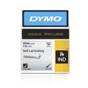 Dymo Rhino 24mm White Vinyl Label Tape - Durable and Waterproof
