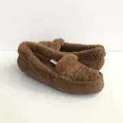 UGG ANSLEY UGG BRAID HARDWOOD SHEARLING LINED MOCCASIN SHOES US 9 / EU 40 / UK 7