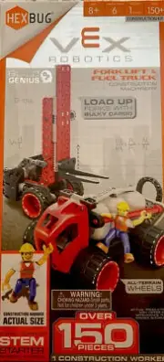 HexBUG VEX Robotics RED Construction Machinery STEM - Fork Lift & Fuel Truck