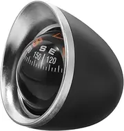 Yardwe Compass Ornaments Car Boat Compass Vehicle Compass Nautical Compass for Truck Compass Hiking Compass for Boat Marine Compass Dash Mount Button Compass Auto Compasses Black Abs