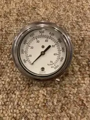 NEW Ametek U.S. Gauge Division 1000 PSI Pressure Gauge 2 1/2” 1/8” ANPT