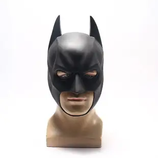 蝙蝠俠面具頭套面罩batman帥氣成人直播道具兒童萬聖節cosplayOU24407