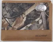 ZEP-PRO Florida State Seminoles REALTREE Camo Bifold Wallet Tin Gift Box FSU