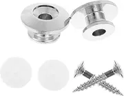 GREENADSCAPE Upgrade Your Guitars Set of Acoustic Electric Guitar Metal Strap Buttons Lock