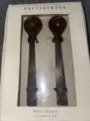 potterybarn wood spoons - set of two For Coffee And/or Dips