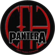 Pantera CFH Patch (UK Size: One Size) (Black/Red)