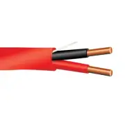1000' 12/2 Unshielded FPLR Riser Rated Fire Alarm Cable PVC Jacket 300V