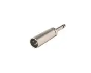 XLR Plug to 1/4in Mono Plug Adapter