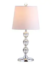 JONATHAN Y Designs Hudson 20in Crystal Mini Table Lamp