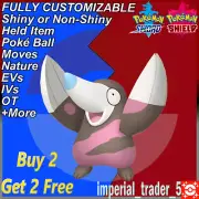 Pokémon Sword and Shield ✨ Shiny Drilbur ✨ W/ Best 6IV Customizable