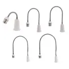 B22 to E27 Extended Lamp Holder Adapter 360 Degree Rotatable for LED Light Bulb