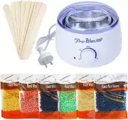 Wax Warmer Set Wax Beans Heater + 600G Wax Beans Wax Pot Wax Strips Warmer Wax B