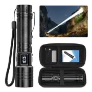 AdamStar Flashlights High Lumens Rechargeable Super Bright LED Flashlight wit...