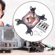 CPU Water Cooling Block 50mm Copper Base CPU Cooler for AM3 Int 775,1150