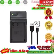 Usb-C Led Battery Charger For D-Li109 DLi109 Pentax K-500 K500 SLR Camera