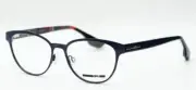 NEW McQ by Alexander McQueen Eyeglasses MQ0046O 003 53-16-145 Mutli-Color Blue