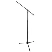 Folding Tripod Microphone Mic Stand with Boom and Height Adjustment Metal Base