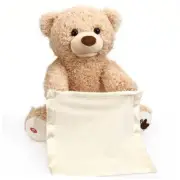 Stuffed Bear Plush Interactive Hide and Seek Stuffed Toy Repeat What You Say