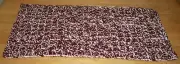 New Uniq Handmade Crochet 11 x 24 Rectangle Table Runner Burgundy White Waffle