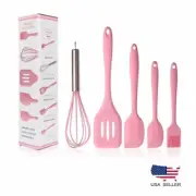 5pcs Kitchen tools Silicone Spatula Scraper Non stick Heat Resistant Baking Tool