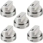 5Pcs AEZ73293801 Gas Stove Knob Replacement for LG Range Knob Stove Gas Cooktop