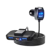 Vehicle Car Type C Multi Ports Adapter Phone Charger