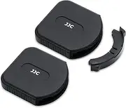 JJC 2 Pack Magnetic Drop in Filter UV ND CPL Case Holder Cover Box Compatible with Canon EF-EOS R EF to RF Lens Mount Adapter Anti-Dust